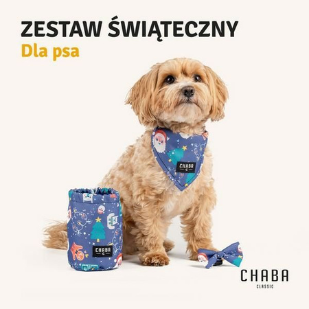 CHABA WOREK ŚWIĄTECZNY NA PREZENTY        NIEBIESKI