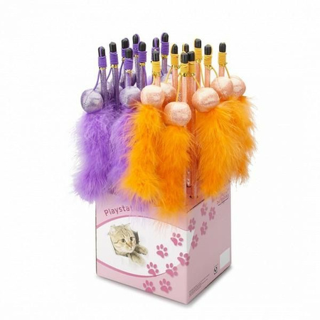 EBI WĘDKA DLA KOTA PIŁKA+PIÓRKA 40cm      408/413432   /16/96