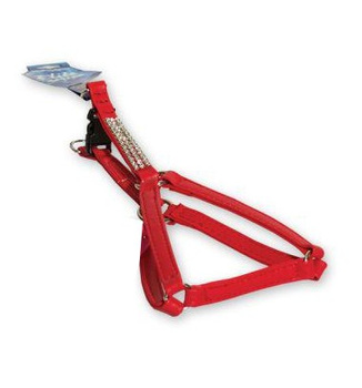 Yarro Szelki z kryształkami M czerwone [Y1415]