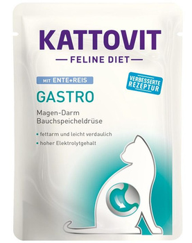 Kattovit Feline Diet Gastro kurczak i ryż saszetka 85g