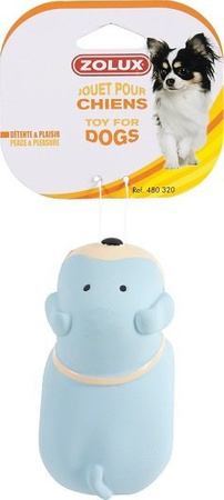 ZOLUX Zabawka lateksowa dla psa piszcząca Pies,11 cm, różne wzory i kolory
