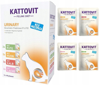 Kattovit Feline Diet Urinary Multipack saszetki 12x85g