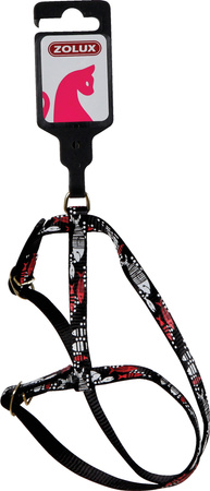 Zolux Szelki dla kota nylonowe SARDINE 10 mm kol. czarny