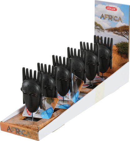 Zolux Ozdoba do akwarium maska męska AFRICA S 4,9x3,4x13,2 cm