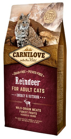 CARNILOVE KOT 6kg REINDER ENERGY&OUTDOOR