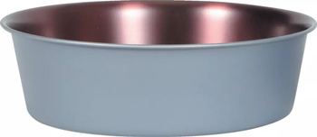 ZOLUX Miska dla psa i kota COPPER 600 ml szaro stalowo miedziana