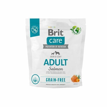 Brit Care Grain Free Adult Small & Medium Salmon 1kg