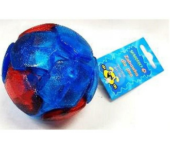 YARRO ZABAWKA PIŁKA TPR Z DIODĄ LED       8,5cm NIEB-CZERW