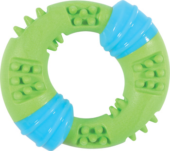 ZOLUX Zabawka dla psa ringo TPR SUNSET 15 cm kol. zielony