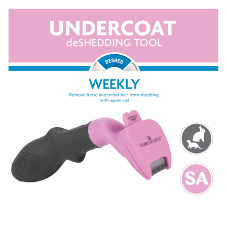 FURMINATOR Szczotka dla małych zwierząt królik kawia