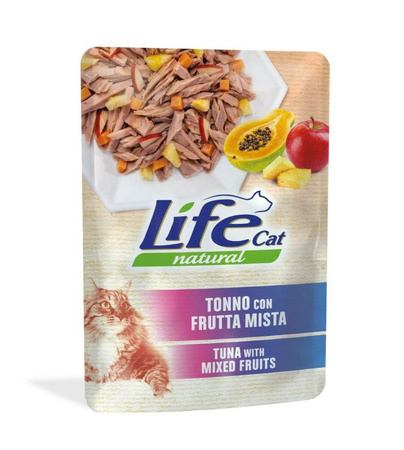 LIFE CAT sasz.70g TUNA + MIXED FRUIT  /30
