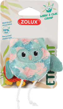 ZOLUX Zabawka dla kota sowa, liście ETHICAT 11 cm