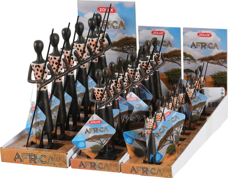 Zolux Ozdoba do akwarium strażnik AFRICA S 3,9x2,2x13,8 cm