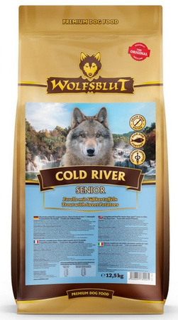 Wolfsblut Dog Cold River Senior - pstrąg i bataty 12,5kg