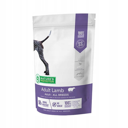 NATURES PROTECTION PIES  500g  ADULT      LAMB all breeds       /10