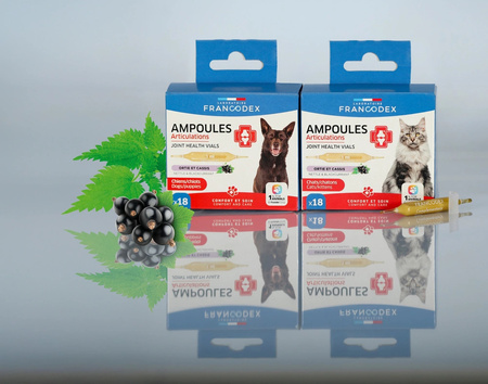 FRANCODEX Ampułki zdrowe stawy dla psów i szczeniąt x18