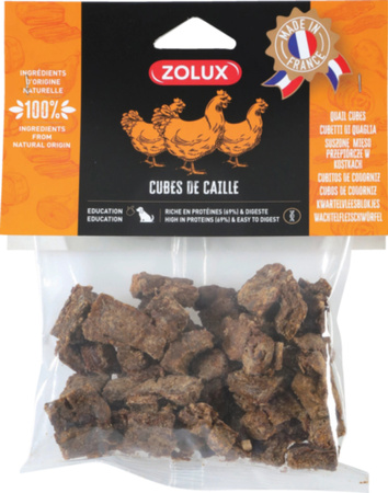 Zolux Przysmak naturalny dla psa Kostki przepiórcze duże 150 g