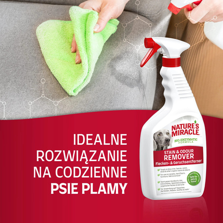 NATURES MIRACLE Płyn do usuwania codziennych plam pies REMOVER 946ml