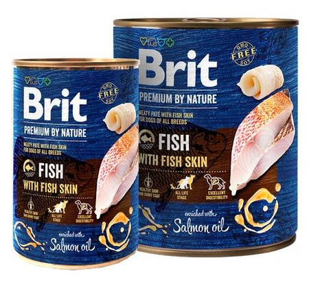 Brit Premium By Nature Fish & Fish Skin puszka 800g