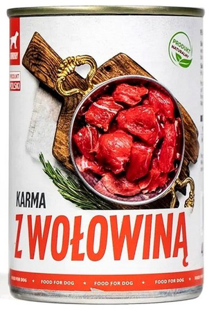 TUF TUF Mielonka z wołowiną puszka 400g
