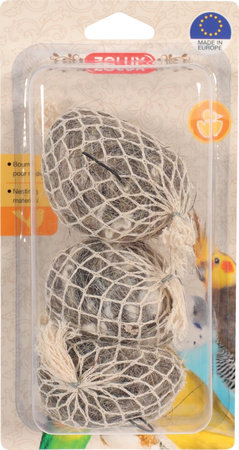 Zolux Włosie do gniazda ptaka w kolorowej siatce 3 szt.- blister