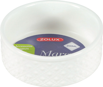 Zolux Miska z kamionki dla gryzonia MARGOT 200 ml kol. biały