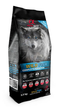 Alpha Spirit Pełnoporcjowa karma sucha miękka WILD FISH 1,5kg