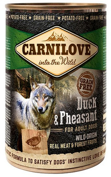 Carnilove Dog Wild Meat Duck & Pheasant Adult - kaczka i bażant puszka 400g