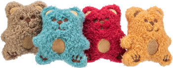 Miś, zabawka, dla kota, plusz, 8 cm, z kocimiętką