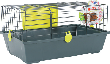 ZOLUX Klatka dla gryzoni i małych ssaków CLASSIC 58 cm szara/seledynowa