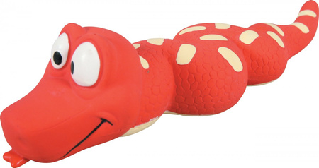 Zolux Zabawka lateksowa dla psa piszcząca Wąż 24,5 cm, różne kolory