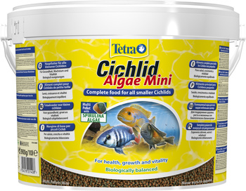 TETRA Cichlid Algae Mini 10 L  wiadro ,pokarm dla ryb pielęgnicowatych