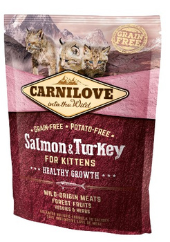 Carnilove Cat Salmon & Turkey for Kittens - łosoś i indyk 400g