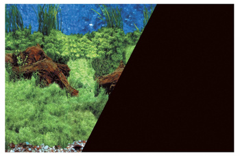 Zolux Tło do akwarium dwustronne 40 x 60 cm korzeń/czarne