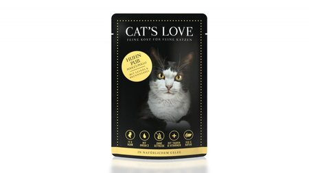 CAT'S LOVE Huhn Pur - kurczak w naturalnej galaretce (85g)