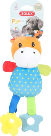 Zolux Zabawka dla szczeniaka hipopotam PUPPY RIO 12x6,5x24,5 cm niebieska