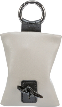 CityStyle, pojemnik na woreczki na odchody, 1 rolka/15 woreczków, imitacja skóry, jasnoszary