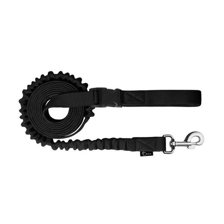 CHABA Smycz taśma do biegania z amortyzatorem 25 czarna