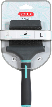 ZOLUX Dwustronna szczotka dla psa elastyczna pudlówka ANAH duża