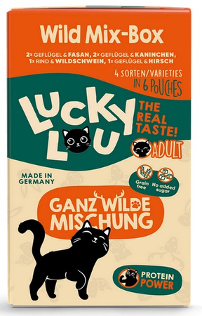 Lucky Lou Lifestage Adult Wild Mix-Box saszetki 6x125g