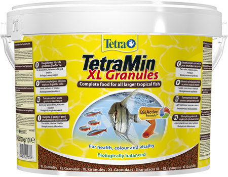 TETRA TetraMin XL Granules 10 L wiadro , pokarm granulki dla ryb akw.