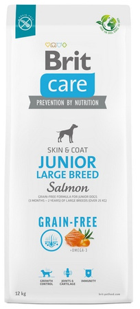 BRIT CARE PIES 12kg JUNIOR LARGE SALMON GRAIN-FREE*