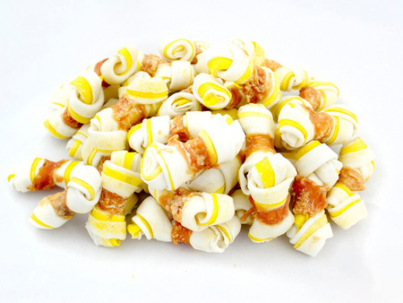 ALDA G022 KOŚĆ WOŁOWA WIĄZANA Z  KURCZAKIEM ŻÓŁTA 500g