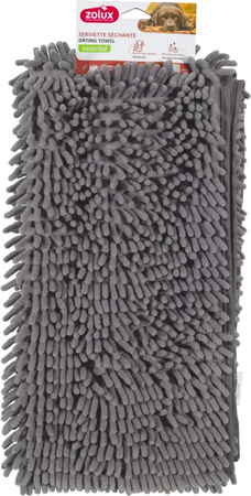 ZOLUX Ręcznik dla psa z mikrofibry do suszenia 90x24 szary