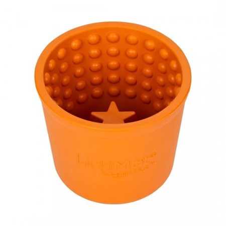 LICKIMAT Yoggie Pot pomarańczowy