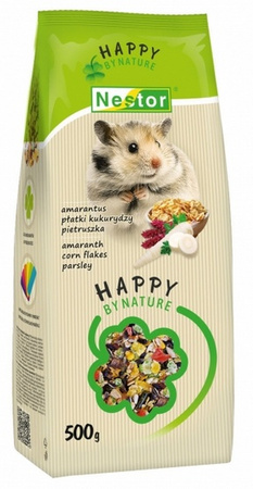 Nestor Pokarm Chomik amarantus, płatki kukurydzy 700ml