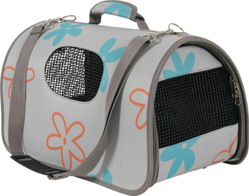 Zolux Torba transportowa dla psa i kota FLOWER średnia szara