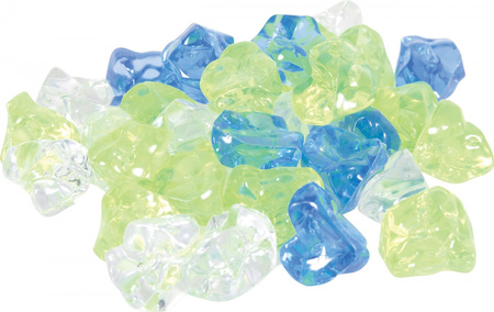 Zolux Ozdoba do akwarium zestaw kolorowych kamyków 36 szt.