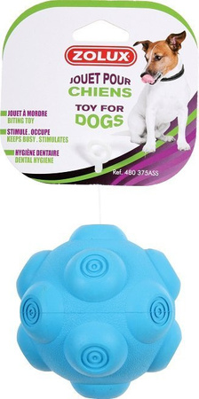 ZOLUX Zabawka dla psa piłka kauczukowa z dźwiękiem 9,5 cm