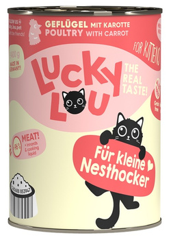 Lucky Lou Lifestage Kitten Drób puszka 400g